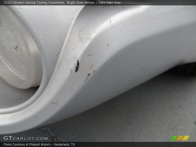 Bright Silver Metallic / Dark Slate Gray 2010 Chrysler Sebring Touring Convertible