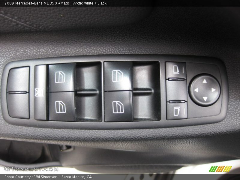 Arctic White / Black 2009 Mercedes-Benz ML 350 4Matic