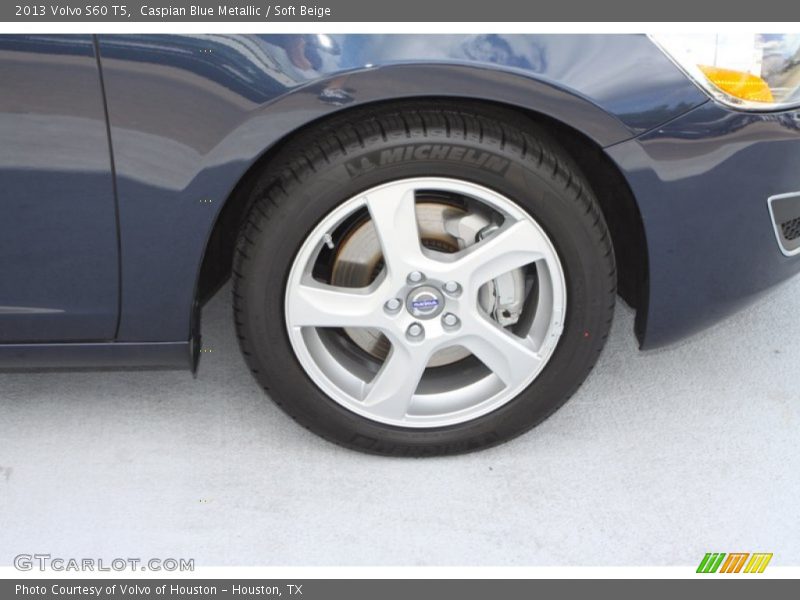 Caspian Blue Metallic / Soft Beige 2013 Volvo S60 T5