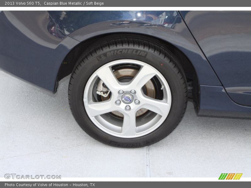 Caspian Blue Metallic / Soft Beige 2013 Volvo S60 T5