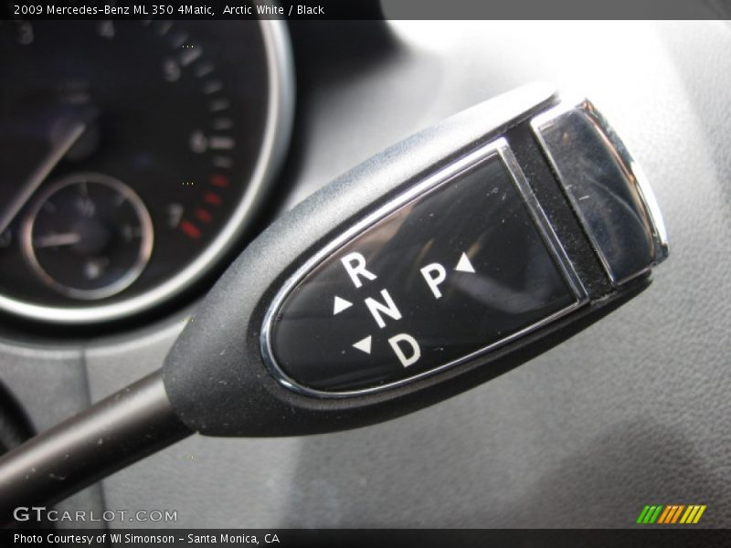 Arctic White / Black 2009 Mercedes-Benz ML 350 4Matic