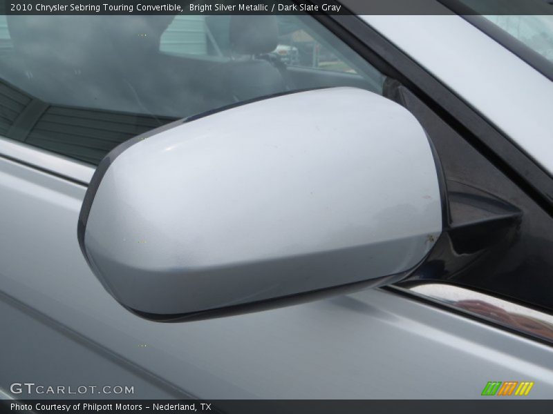Bright Silver Metallic / Dark Slate Gray 2010 Chrysler Sebring Touring Convertible