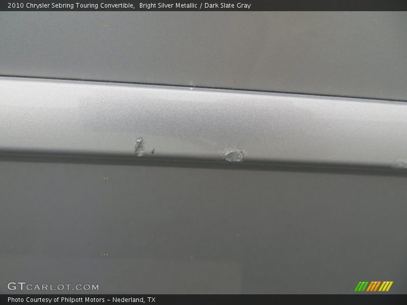 Bright Silver Metallic / Dark Slate Gray 2010 Chrysler Sebring Touring Convertible