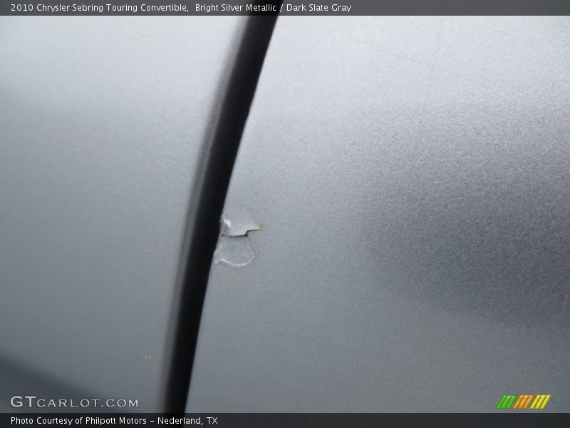 Bright Silver Metallic / Dark Slate Gray 2010 Chrysler Sebring Touring Convertible