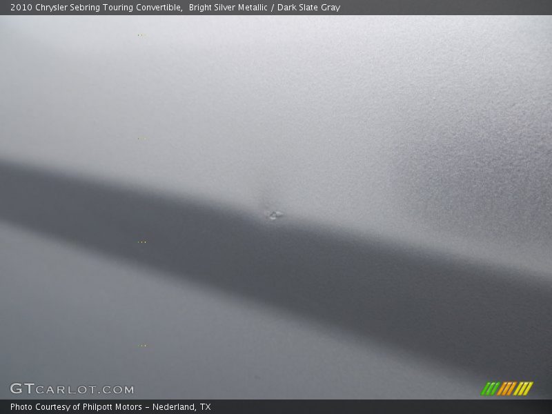 Bright Silver Metallic / Dark Slate Gray 2010 Chrysler Sebring Touring Convertible