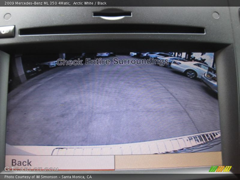 Arctic White / Black 2009 Mercedes-Benz ML 350 4Matic
