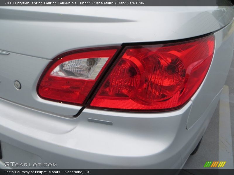 Bright Silver Metallic / Dark Slate Gray 2010 Chrysler Sebring Touring Convertible
