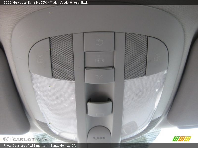 Arctic White / Black 2009 Mercedes-Benz ML 350 4Matic
