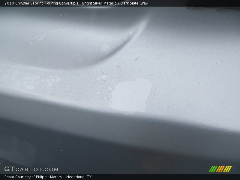 Bright Silver Metallic / Dark Slate Gray 2010 Chrysler Sebring Touring Convertible