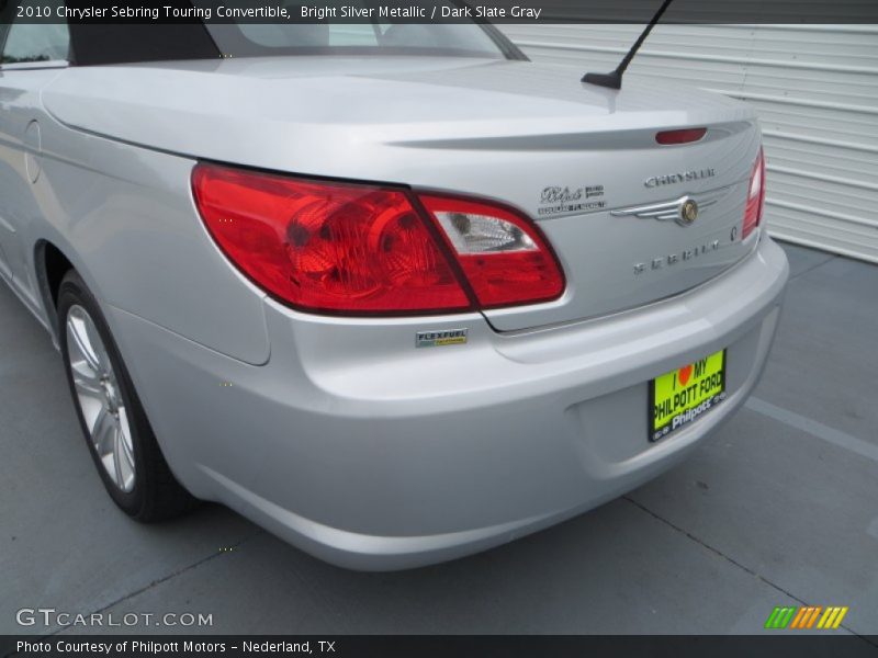 Bright Silver Metallic / Dark Slate Gray 2010 Chrysler Sebring Touring Convertible