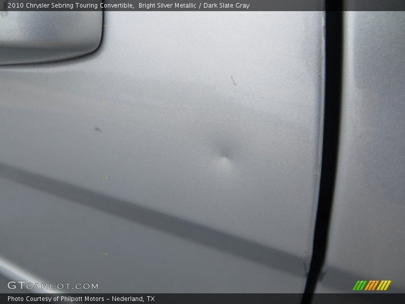 Bright Silver Metallic / Dark Slate Gray 2010 Chrysler Sebring Touring Convertible