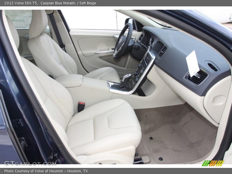 Caspian Blue Metallic / Soft Beige 2013 Volvo S60 T5