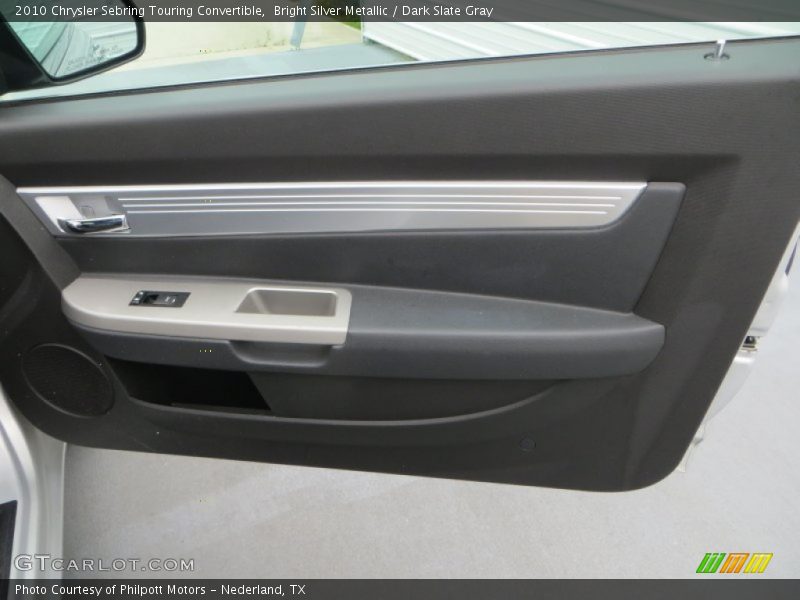 Bright Silver Metallic / Dark Slate Gray 2010 Chrysler Sebring Touring Convertible