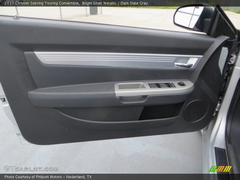Bright Silver Metallic / Dark Slate Gray 2010 Chrysler Sebring Touring Convertible