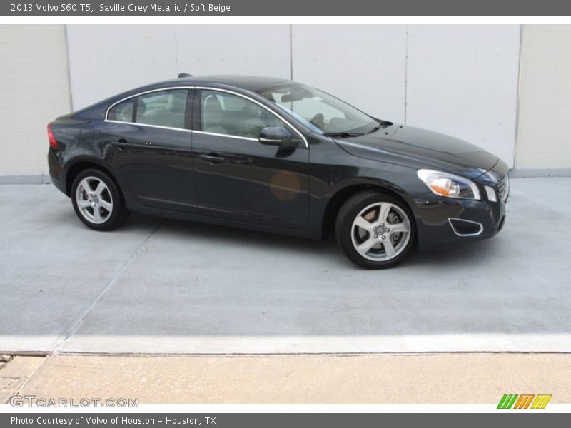 Saville Grey Metallic / Soft Beige 2013 Volvo S60 T5