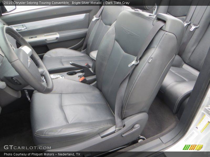 Bright Silver Metallic / Dark Slate Gray 2010 Chrysler Sebring Touring Convertible