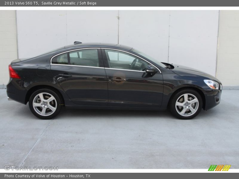 Saville Grey Metallic / Soft Beige 2013 Volvo S60 T5