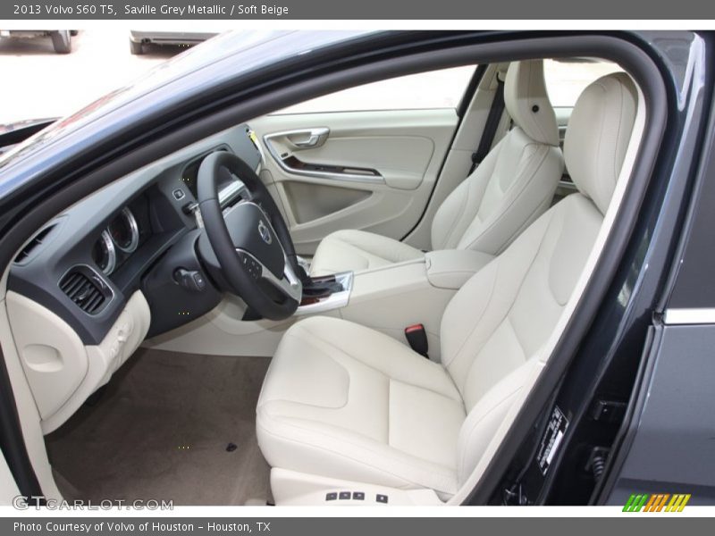 Saville Grey Metallic / Soft Beige 2013 Volvo S60 T5