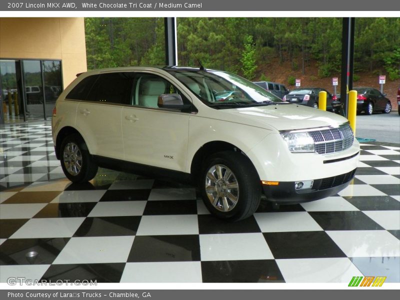 White Chocolate Tri Coat / Medium Camel 2007 Lincoln MKX AWD