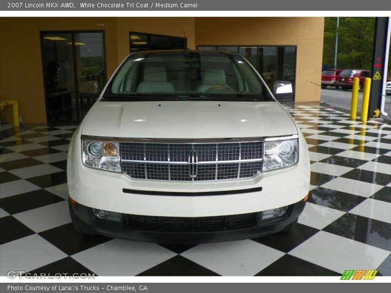 White Chocolate Tri Coat / Medium Camel 2007 Lincoln MKX AWD