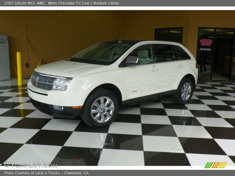 White Chocolate Tri Coat / Medium Camel 2007 Lincoln MKX AWD