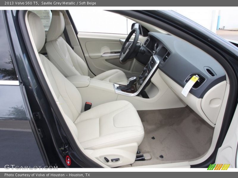 Saville Grey Metallic / Soft Beige 2013 Volvo S60 T5