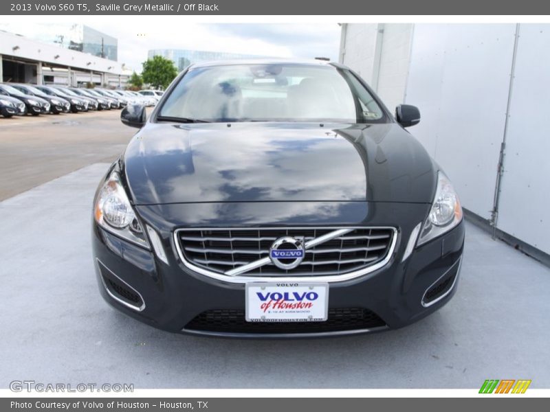 Saville Grey Metallic / Off Black 2013 Volvo S60 T5