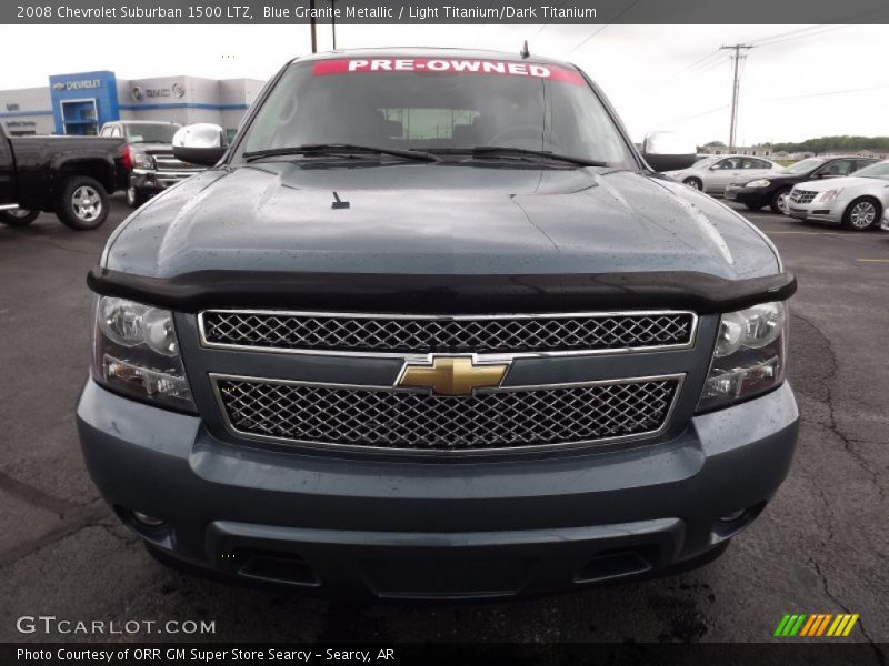 Blue Granite Metallic / Light Titanium/Dark Titanium 2008 Chevrolet Suburban 1500 LTZ