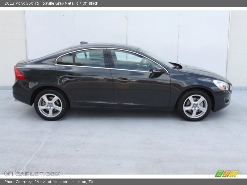 Saville Grey Metallic / Off Black 2013 Volvo S60 T5