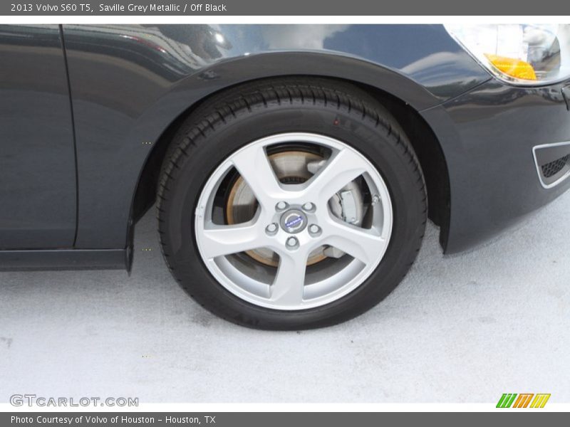 Saville Grey Metallic / Off Black 2013 Volvo S60 T5