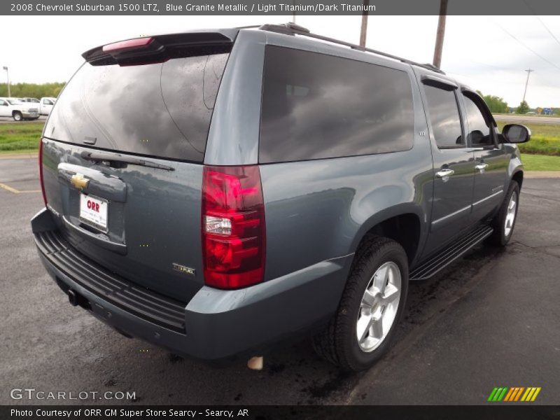 Blue Granite Metallic / Light Titanium/Dark Titanium 2008 Chevrolet Suburban 1500 LTZ