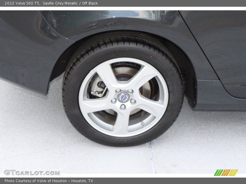 Saville Grey Metallic / Off Black 2013 Volvo S60 T5