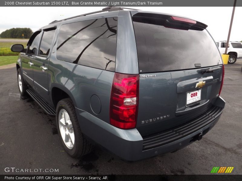 Blue Granite Metallic / Light Titanium/Dark Titanium 2008 Chevrolet Suburban 1500 LTZ