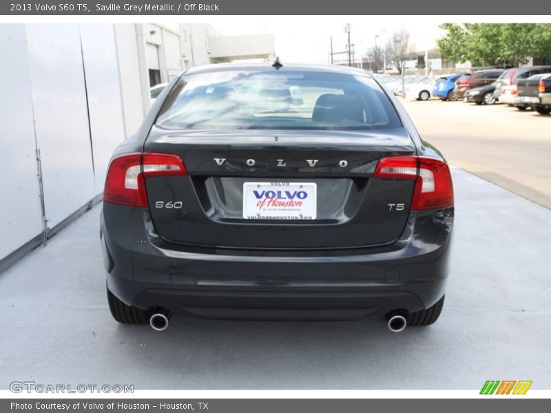 Saville Grey Metallic / Off Black 2013 Volvo S60 T5