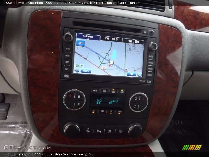 Blue Granite Metallic / Light Titanium/Dark Titanium 2008 Chevrolet Suburban 1500 LTZ