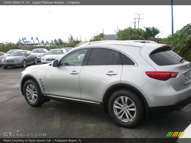 Liquid Platinum Metallic / Graphite 2009 Infiniti FX 35
