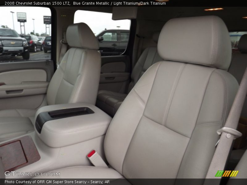 Blue Granite Metallic / Light Titanium/Dark Titanium 2008 Chevrolet Suburban 1500 LTZ