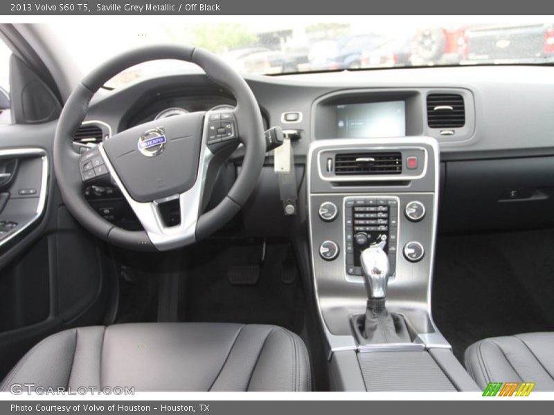 Saville Grey Metallic / Off Black 2013 Volvo S60 T5