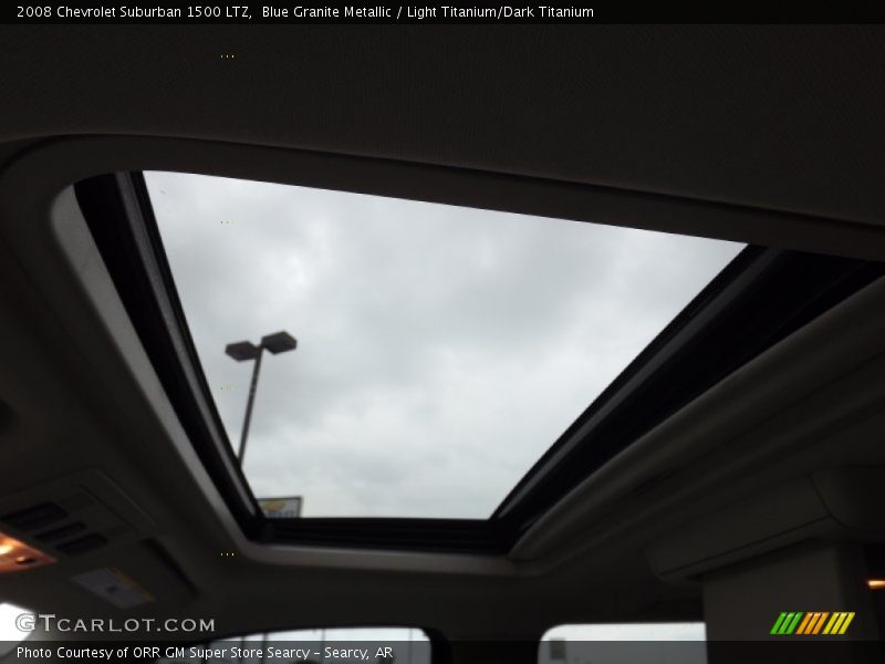 Blue Granite Metallic / Light Titanium/Dark Titanium 2008 Chevrolet Suburban 1500 LTZ