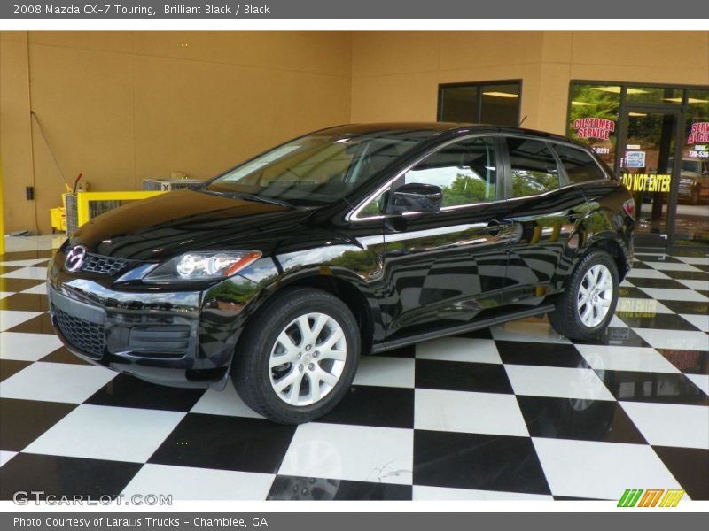 Brilliant Black / Black 2008 Mazda CX-7 Touring
