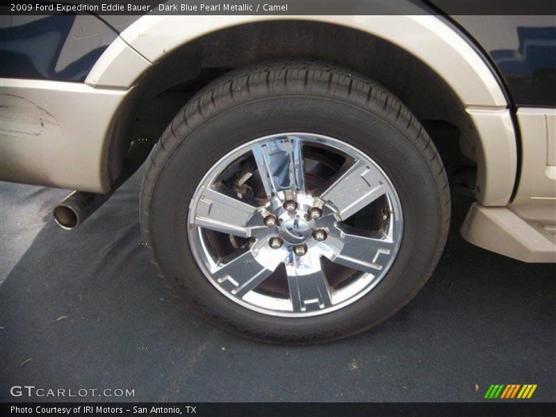 Dark Blue Pearl Metallic / Camel 2009 Ford Expedition Eddie Bauer