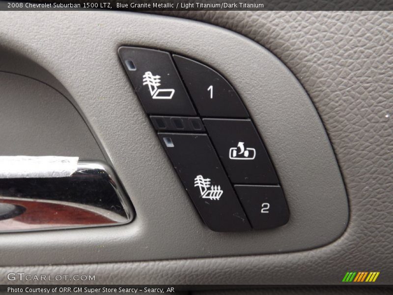 Blue Granite Metallic / Light Titanium/Dark Titanium 2008 Chevrolet Suburban 1500 LTZ