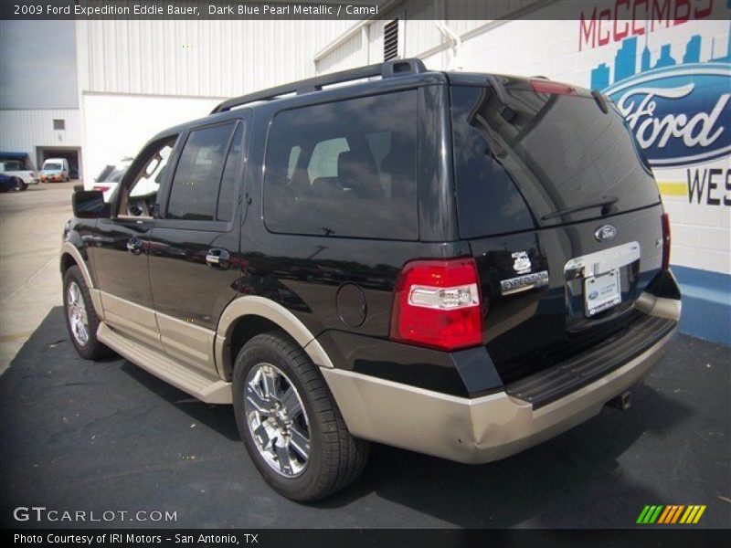Dark Blue Pearl Metallic / Camel 2009 Ford Expedition Eddie Bauer
