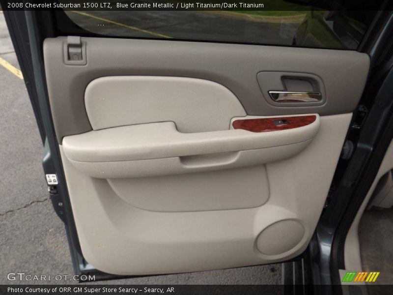 Blue Granite Metallic / Light Titanium/Dark Titanium 2008 Chevrolet Suburban 1500 LTZ