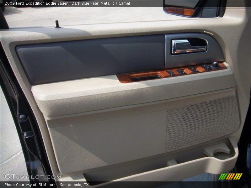 Dark Blue Pearl Metallic / Camel 2009 Ford Expedition Eddie Bauer