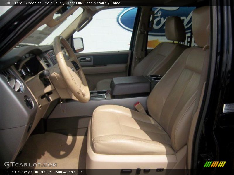 Dark Blue Pearl Metallic / Camel 2009 Ford Expedition Eddie Bauer