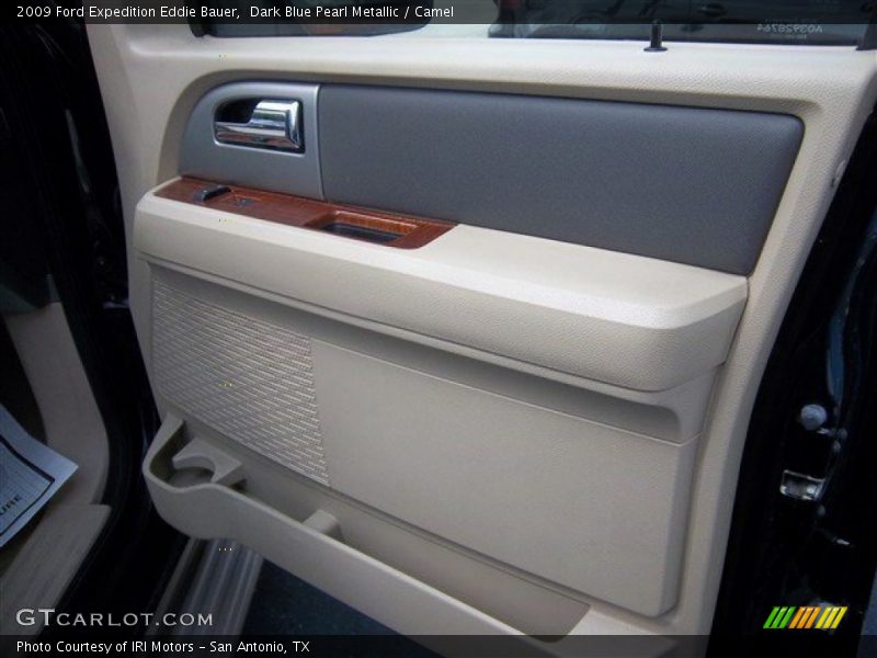 Dark Blue Pearl Metallic / Camel 2009 Ford Expedition Eddie Bauer