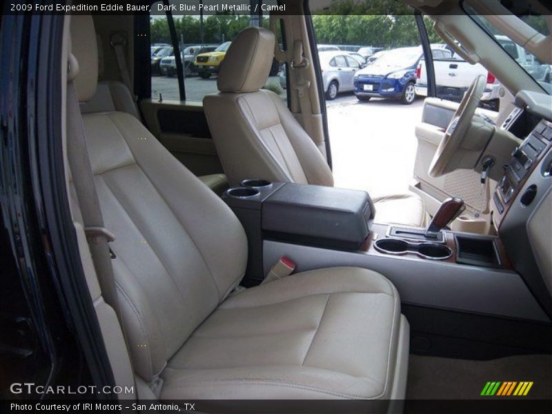 Dark Blue Pearl Metallic / Camel 2009 Ford Expedition Eddie Bauer
