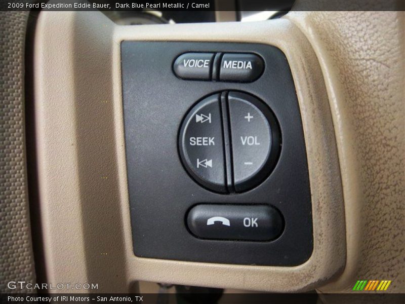 Dark Blue Pearl Metallic / Camel 2009 Ford Expedition Eddie Bauer