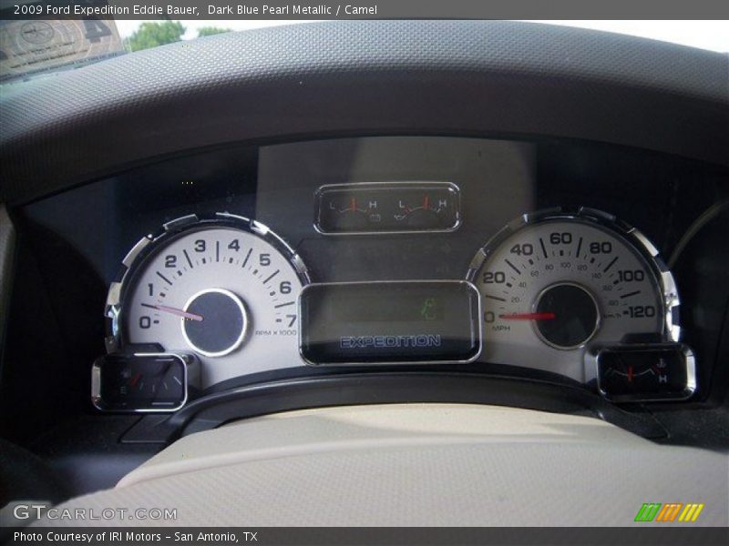Dark Blue Pearl Metallic / Camel 2009 Ford Expedition Eddie Bauer